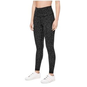Lululemon Wunder Under High-Rise Tight 25" in Magnetized Jacquard Black White